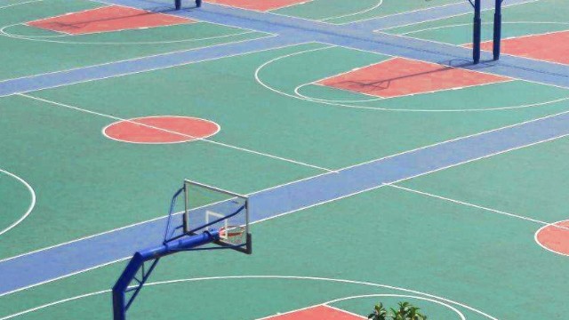 上海宜邦麗硅PU球場廠家的丙烯酸球場施工技術解說