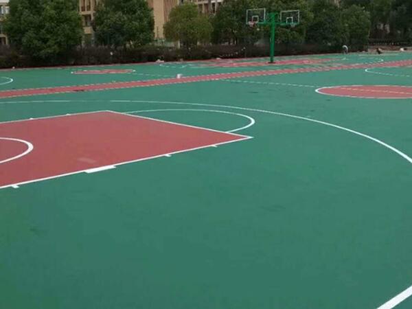 硅PU籃球場(chǎng)翻新
